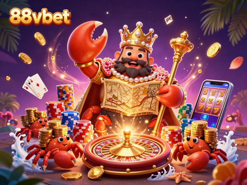 Engage in thrilling gameplay with the 88vbet golden crab emperor at an online casino.