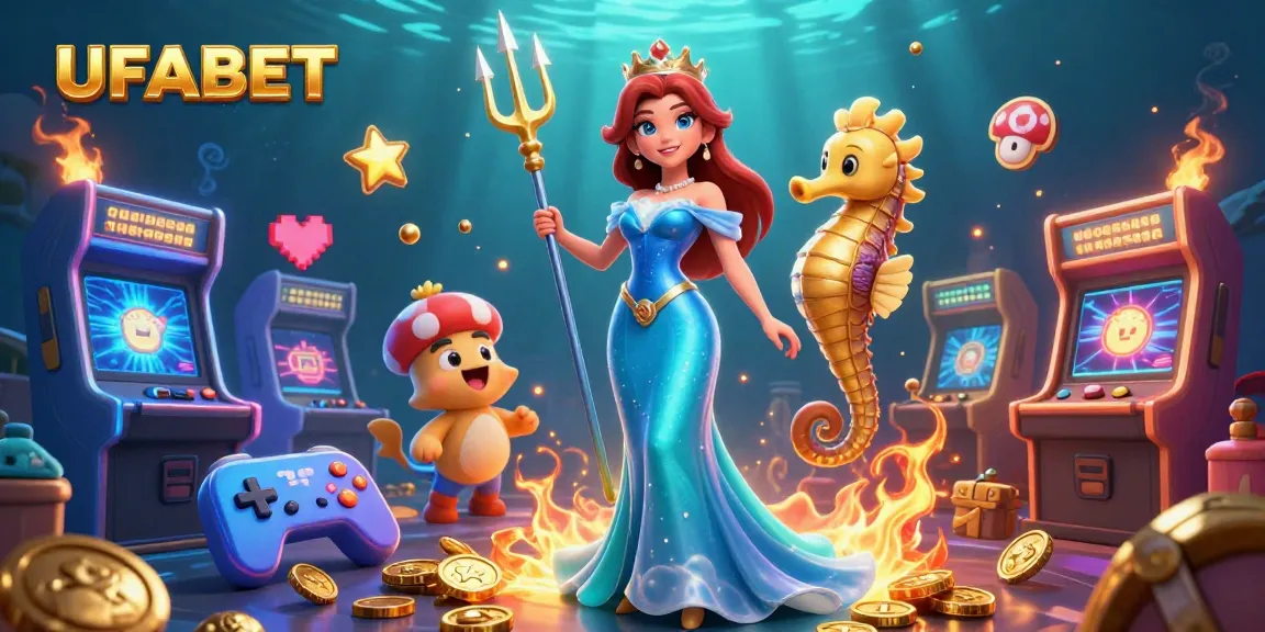 Experience thrilling gaming with UFABET while diving into an underwater treasure hunt filled with arcade elements.