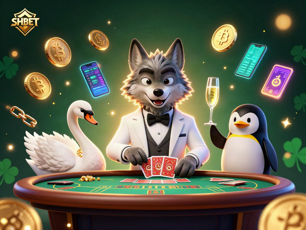 Experience thrilling gameplay at SHBET with lively characters and vibrant casino elements.